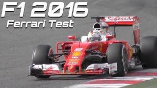 Formula 1 2016 Ferrari Sound - Best of F1 test Vettel vs Kimi