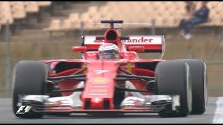 Raikkonen and Ferrari Go Quickest | F1 Testing 2017, Day 2