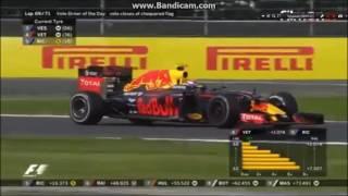 Formula 1 2016 Mexico G.P. M. Verstappen vs S.Vettel vs D. Ricciardo battle