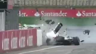 Подборка жутких аварий гонок Формулы 1 (HD)