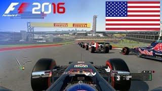 F1 2016 - 100% Race at Circuit of the Americas, USA in Ricciardo's Red Bull