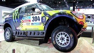 2014 Mini Cooper All 4 Racing Rally Car - Paris Dakar Winner - Exterior Walaround -2014 NY Auto Show
